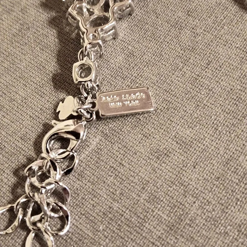 Kate Spade Sparkly Floral Necklace